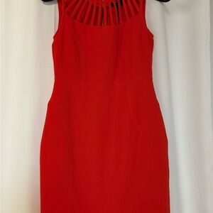 laundry by Shelli Segal Sleeveless Red Dress